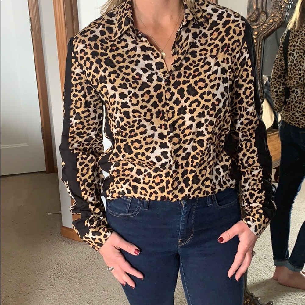 Cheetah blouse